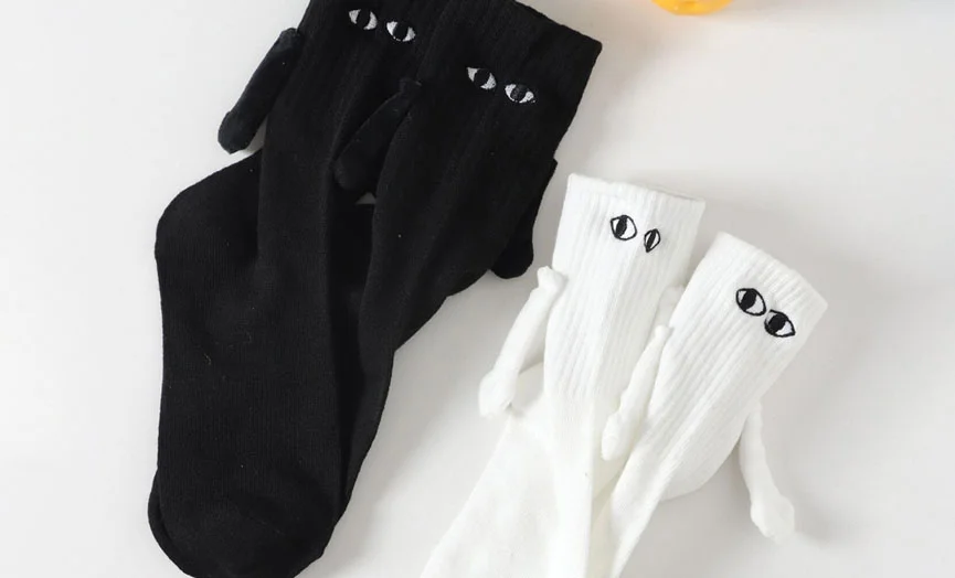 Heartfelt Gift Cartoon Eye Socks