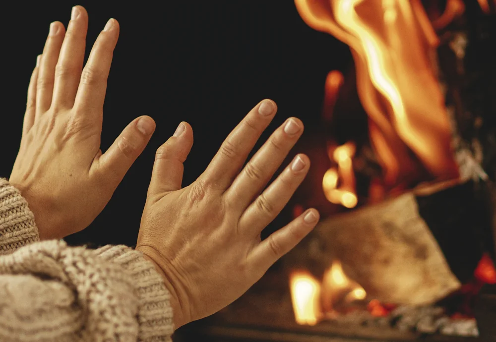 white electric fireplace heater