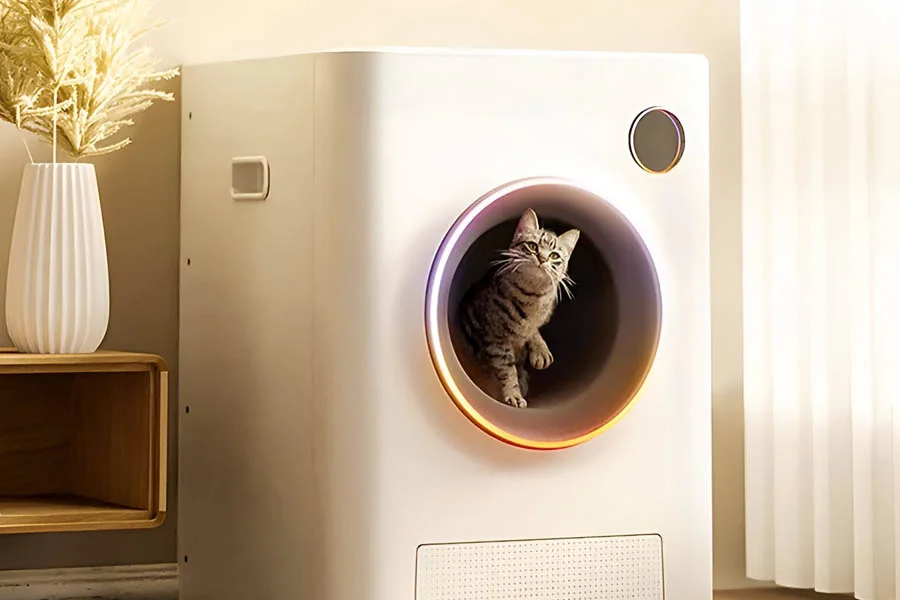 rolling litter box