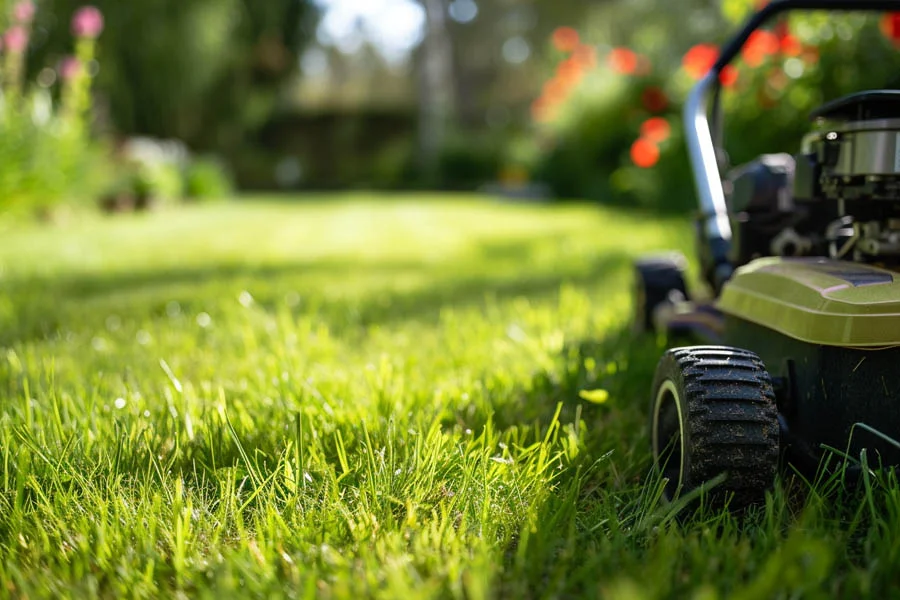 lithium ion battery powered lawn mowers